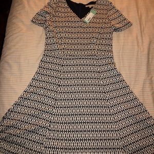 41Hawthorn Willis Textured Knit Dress, Navy, M